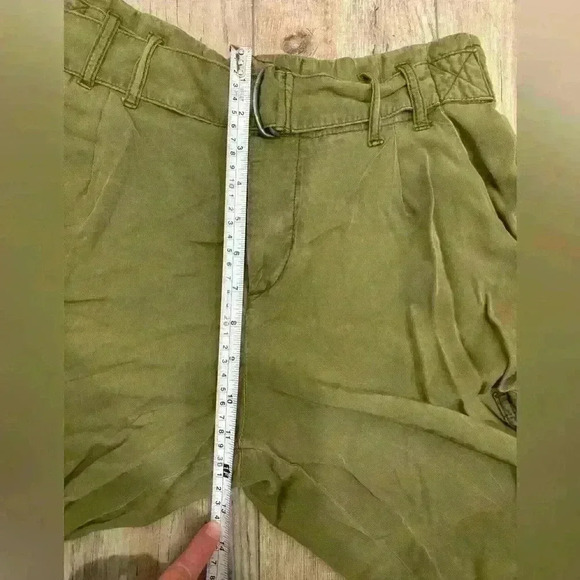 Free People green lightweight woman’s pants size 6 - Picture 4 of 11